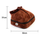 Bota Calefactor Calienta Pies Cuello Espalda Abdomen Marrón Calefactor Pies