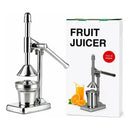 Prensa Exprimidor Cítricos Manual Theck Acero Inoxidable Gris