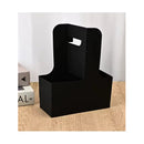 Pack De 10 Cajas D Regalo Kraft Dia De Las Madres Porta Vaso Negro Porta Vasos Y Flores O Regalos