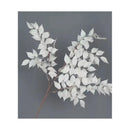 Flores Artificiales Ramo Hoja Rowan Ramo De Rusco Italiano Blanco