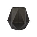 Macetero Moderno Wakeshome Diseño Ligero Minimalista Negro Hepxagonal