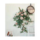 Pack 2 Barras Colgantes Rosa Artificial Enredadera Eco & Deco 80cm