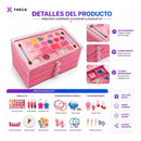 Kit Maquillaje Infantil Theck Princess Con Accesorios