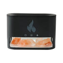 Humidificador Difusor De Aroma Efecto Flama Piedra Sal