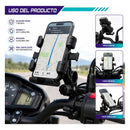 Soporte Universal Theck Para Celular De Moto Y Bicicleta Aju Negro