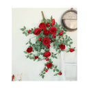 Pack 2 Barras Colgantes De Rosas Enredaderas Realista Artifi