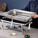 Chafer Buffet Banquete Rectangular 12lts Acero Inoxidable