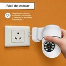 Cámara Wifi Interior Ptz 1080p Audio Visión Nocturna Hd Jt81 Blanco