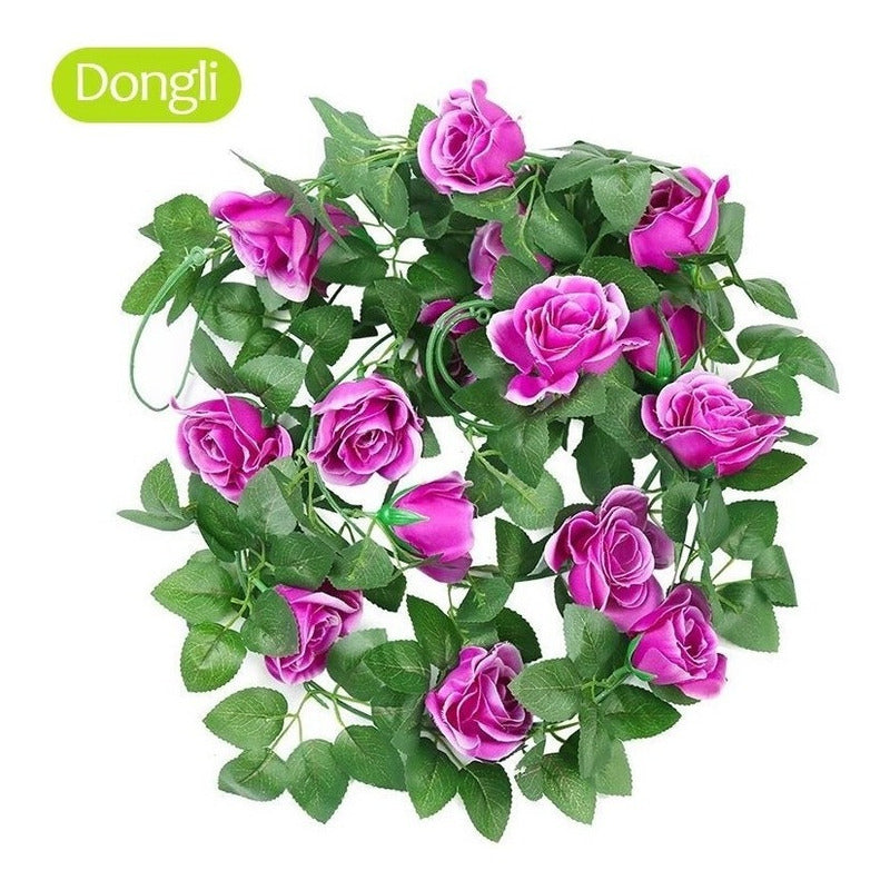 Enredaderas De Rosas Artificiales, Rosas Decoracion
