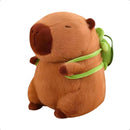 Juguetes De Peluche De Capibara Y Mochilas Pequeñas Con Forma De Tortuga Marrón Claro