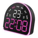 Reloj Led Con Fecha Temperatura Y Ajuste Automático Negro