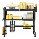 Organizador Sobre Lavaplatos Escurridor Cocina 66cm Negro
