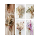 Cepillo De Botella Natural Flor Seca Banksia Dipsacus Boho