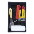 Kit Set Para Pintar 1 Bandeja 3 Brochas 1 Rodillo 1 Espatula