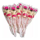 Pack 12 Unid Rosas Con Oso Feliz Dia De Las Madres