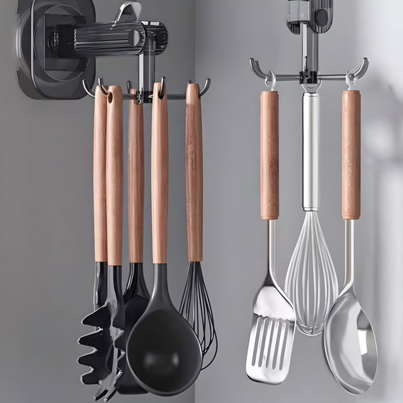 3 Gancho De Cocina Flexible Adhesivo Pared 6gancho De Cocina