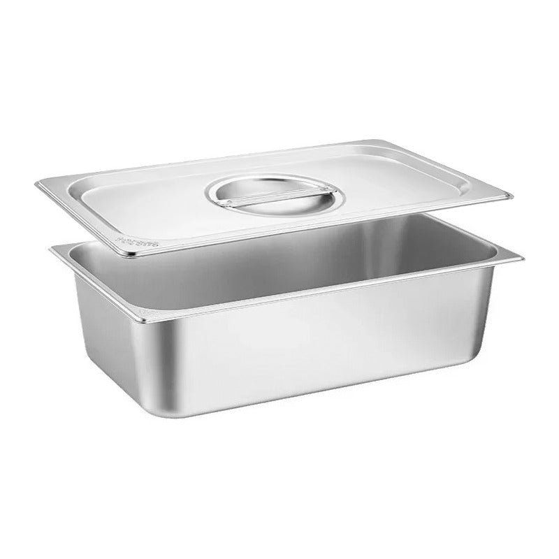 Deposito Gastronomico Con Tapa 32,5x26,5x14cm 1/3x6.5cm