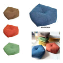 Cojin Puff Piso 45x45cm Acolchado Decorativo Hogar Terracota