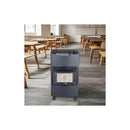 Estufa A Gas Glp 4200w Portátil Interior Con Ruedas Invierno Negro