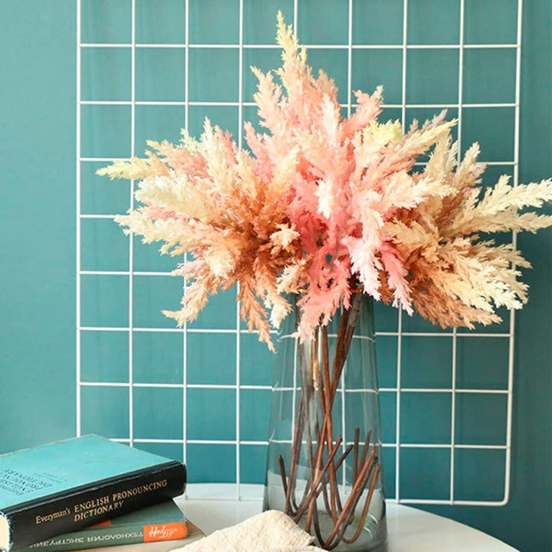 Rama Pampas Grass Spray Astilbe Emivery Artificial Esponjosa