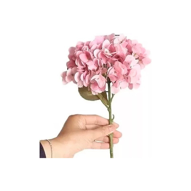 Flores Artificiales Hydrangea Hortensia Decoracion