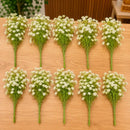 Pack 3 Ilusiones Flores Artificiales Gypsophila Velo D Novia Blanco