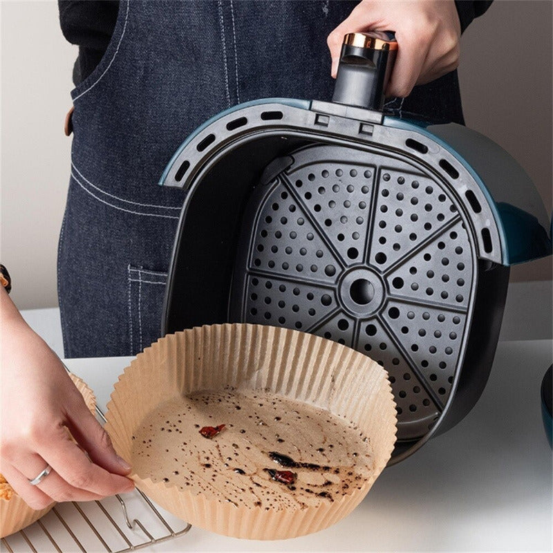 Forros Desechables Antiadherente Freidora 100 Pcs Air Fryer