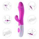 Vibrador Mujer Masajeador Juguetes Sexual Doble Penetracion Morado
