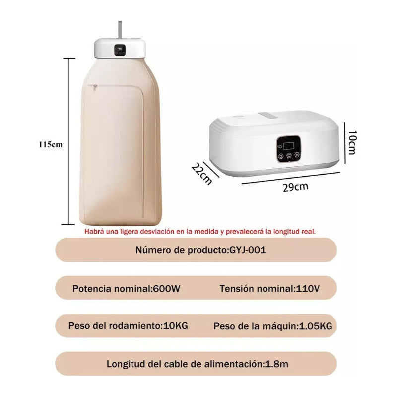 Secador Ropa Portatil Tendederos Capacidad 10k Plegable