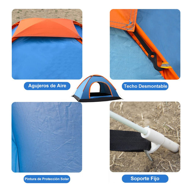 Carpa Iglú Thek Carpa Armado Automático + Bolso Azul