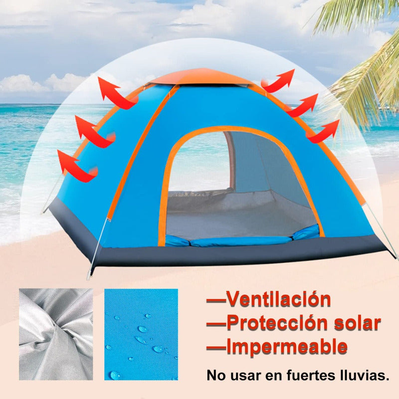 Carpa Iglú Thek Carpa Armado Automático + Bolso Azul