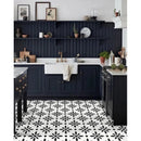 Azulejos Autoadhesivos Vinilico Pisos Cerámica Madera Pared Negro