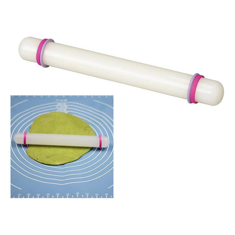 1 Uslero Rodillo Fondant Rodillo Para Fondant 22cm Uslero Para Fondant Usleros Reposteria Rodillo Fondant Rodillo De Plástico Pasteleriacl