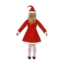 Traje Navideño Niña Rojo De Papá Noel Viejo Pascuero Santa