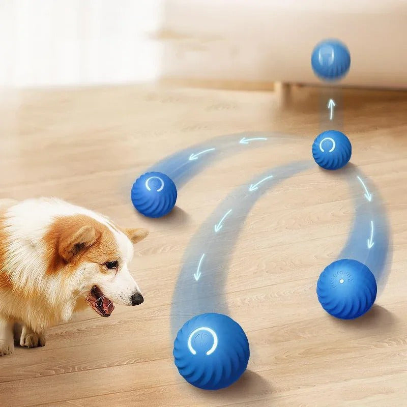 Juguete Interactivo Para Perros Q Smart, Luz Led, Pelota