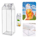Jarra Botella Para Leche Jugo Bebidas Etc 1 Litro Con Stiker Transparente