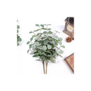 Flor Eucalipto Artificial, Real Al Tacto Vara Frondosa  Verde