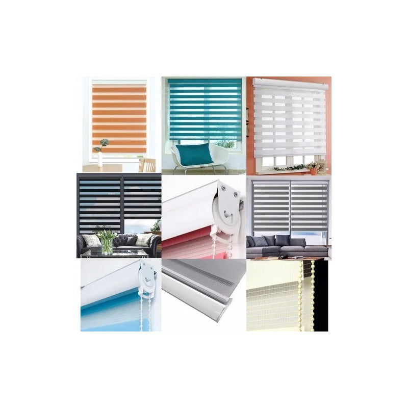 Cortinas Roller Dúo Persiana Dia Y Noche 120cm X 200cm