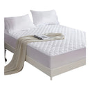Cubrecolchon. 2 Plazas Acolchado + 2 Fundas Para Almohada Color Blanco 100% Impermeable