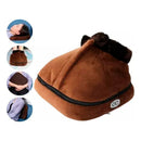 Bota Calefactor Calienta Pies Cuello Espalda Abdomen Marrón Calefactor Pies
