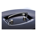Caja Fuerte Metálica Acero Inoxidable Negro Con Llave Para Dinero Negro-269003