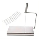 Tabla Cortadora De Queso Thek Modelo Ajustable Acero Inoxidable Corte Multigrosor Plateado
