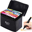 Rotuladores De Doble Punta Para Arte Con Tinta A Base De Alcohol, Pack De 80 Colores Surtido