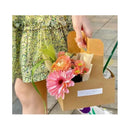 Pack De 10 Cajas D Regalo Kraft Dia De Las Madres Porta Vaso Rosado Porta Vasos Y Flores O Regalos