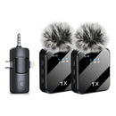 Pack 2 Microfonos Inalambrico Dual Para iPhone Y Android