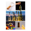 Pack 10 Luces Corcho Hada Alambre Micro Luz Led Calido