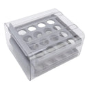 Contenedor De Huevos 32 Compartimentos Doble Capa Gris