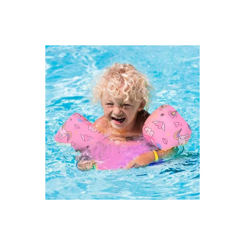 Chalecos Salvavidas Para Niños Brazo Pecho Flotador Natacion