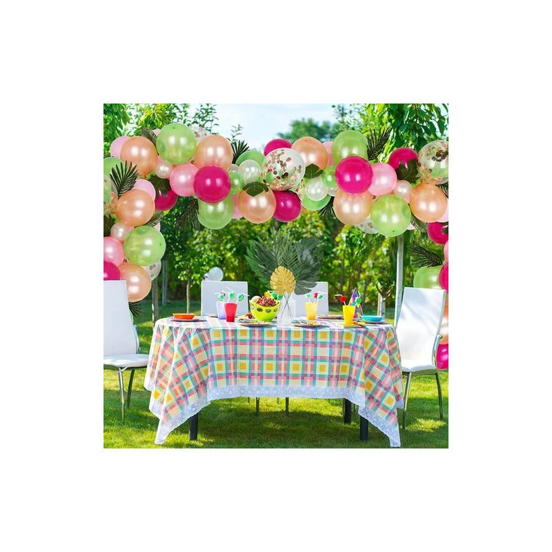 Pack 10 Hojas De Palmera Y Mosntera Artificial Decoracion