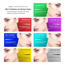 Máscara Facial Led 7 Colores Terapia Lumínica Rejuvenecedora